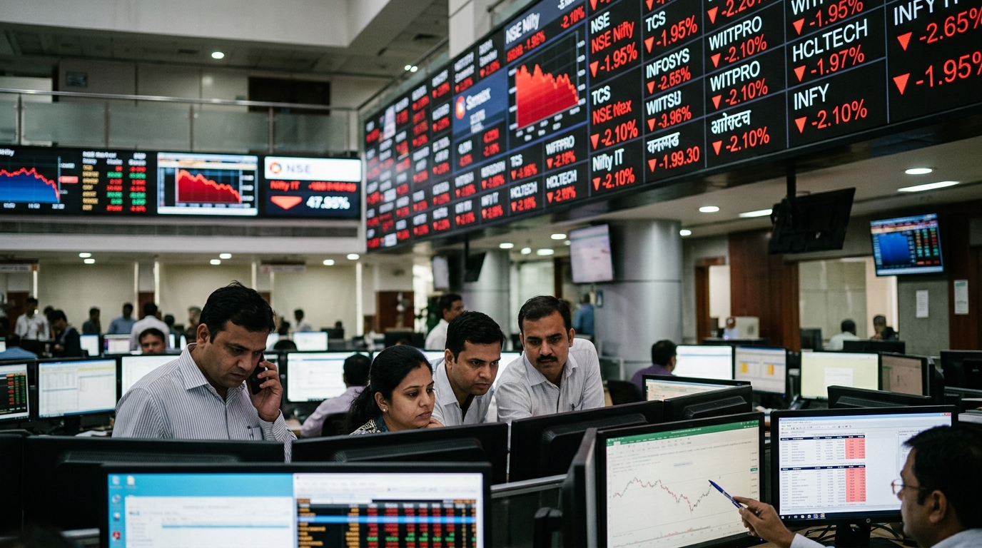 Indian Tech’s Nifty Share Shrinks to Record Low on AI Worries