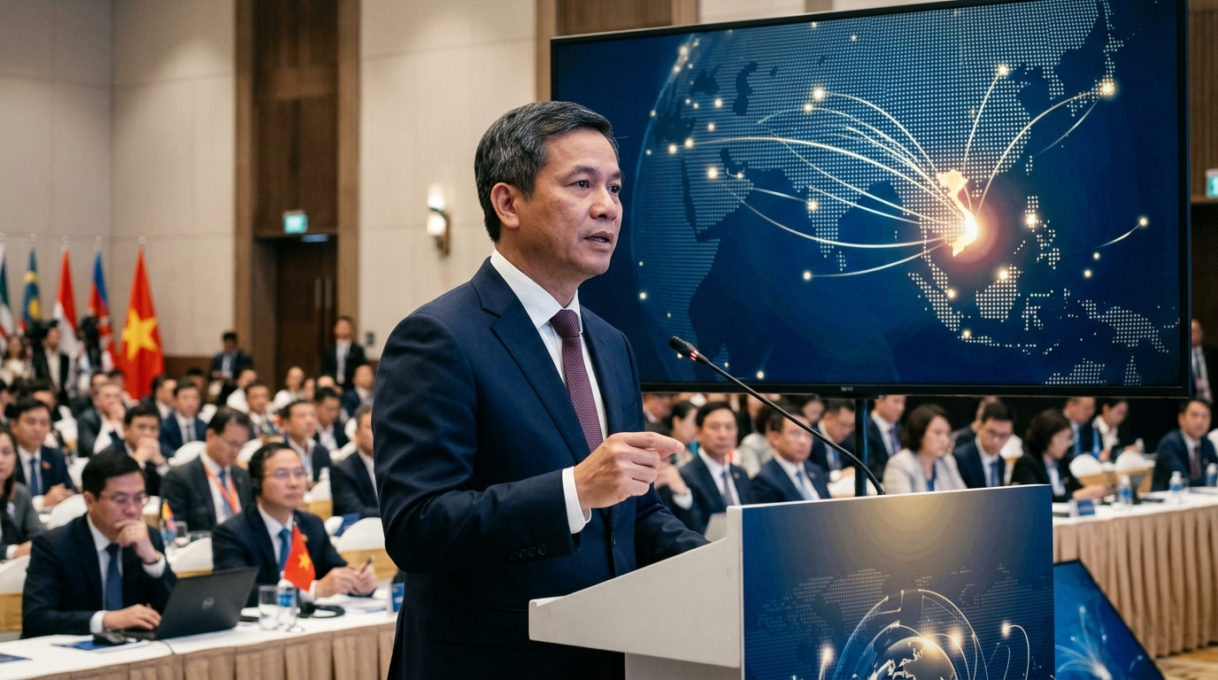 Modern data center in Vietnam representing the country's artificial intelligence growth.
