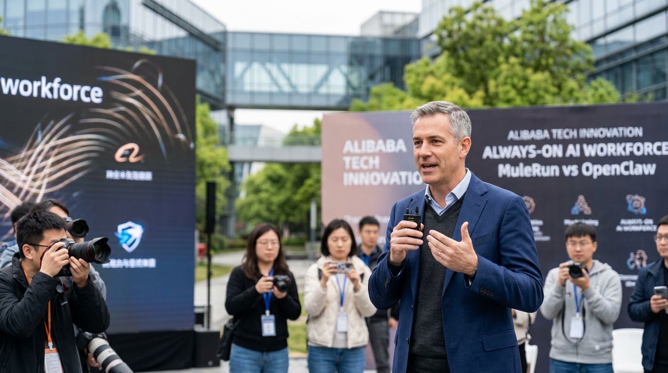 Alibaba MuleRun architecture for autonomous digital AI agents.