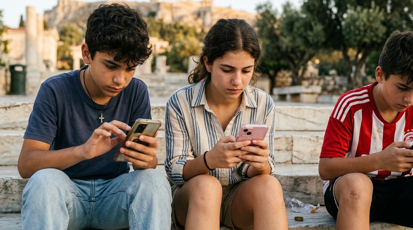 Greece at the Center of a Digital Crisis: The Alarming Rise of Social Media Addiction Among Minors