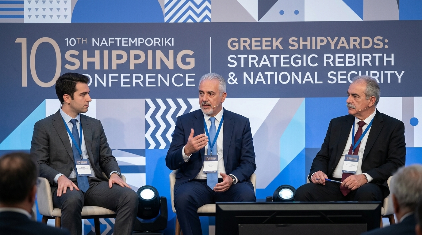 10th Naftemporiki Shipping Conference: The Strategic Rebirth of Greek Shipyards as a Pillar of National Security