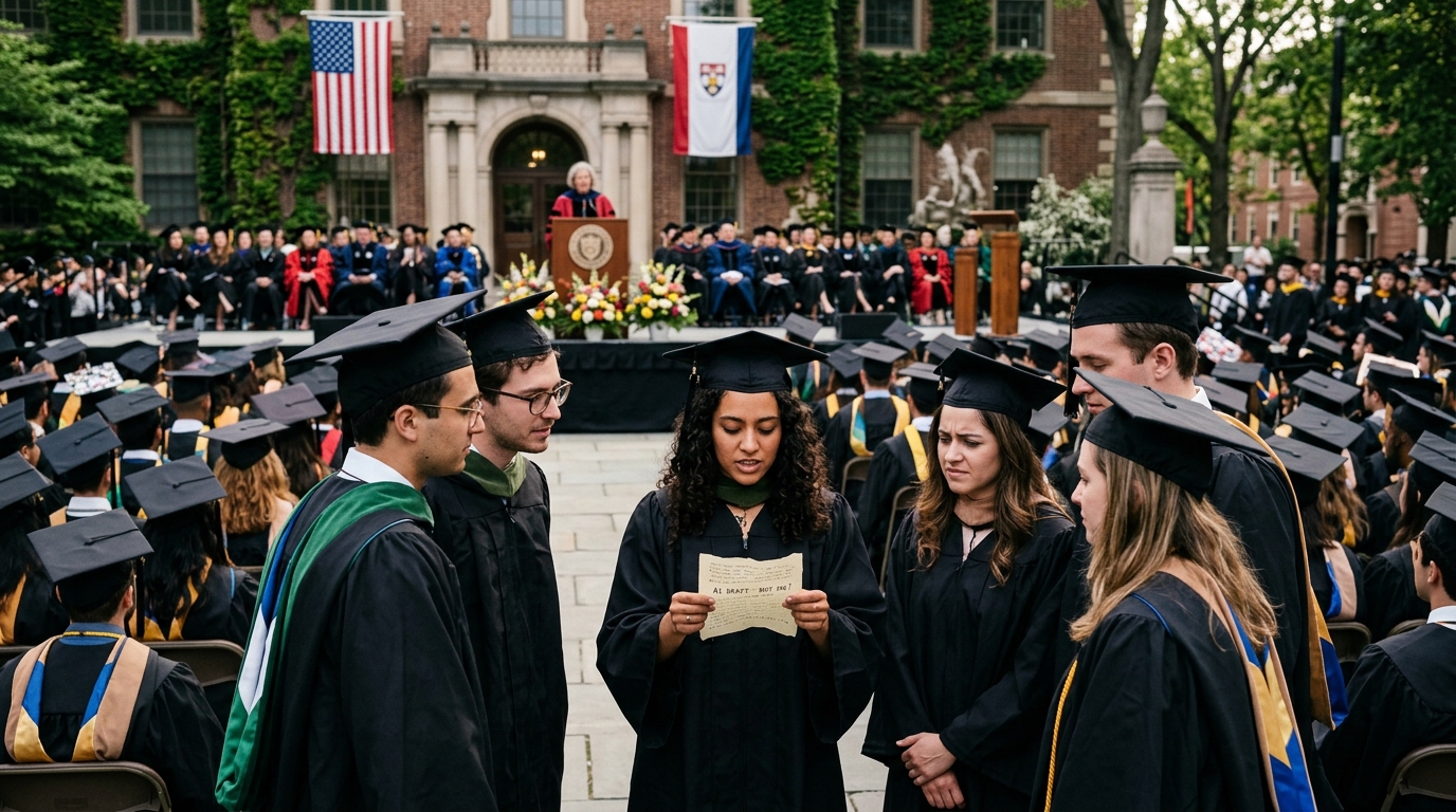 The Authenticity Revolt: Why US Students are Rejecting AI-Generated Graduation Speeches