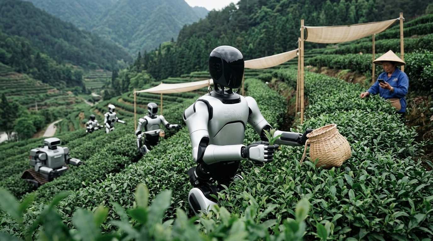 From Tradition to Tech: Humanoid Robots Take Over China’s Tea Plantations