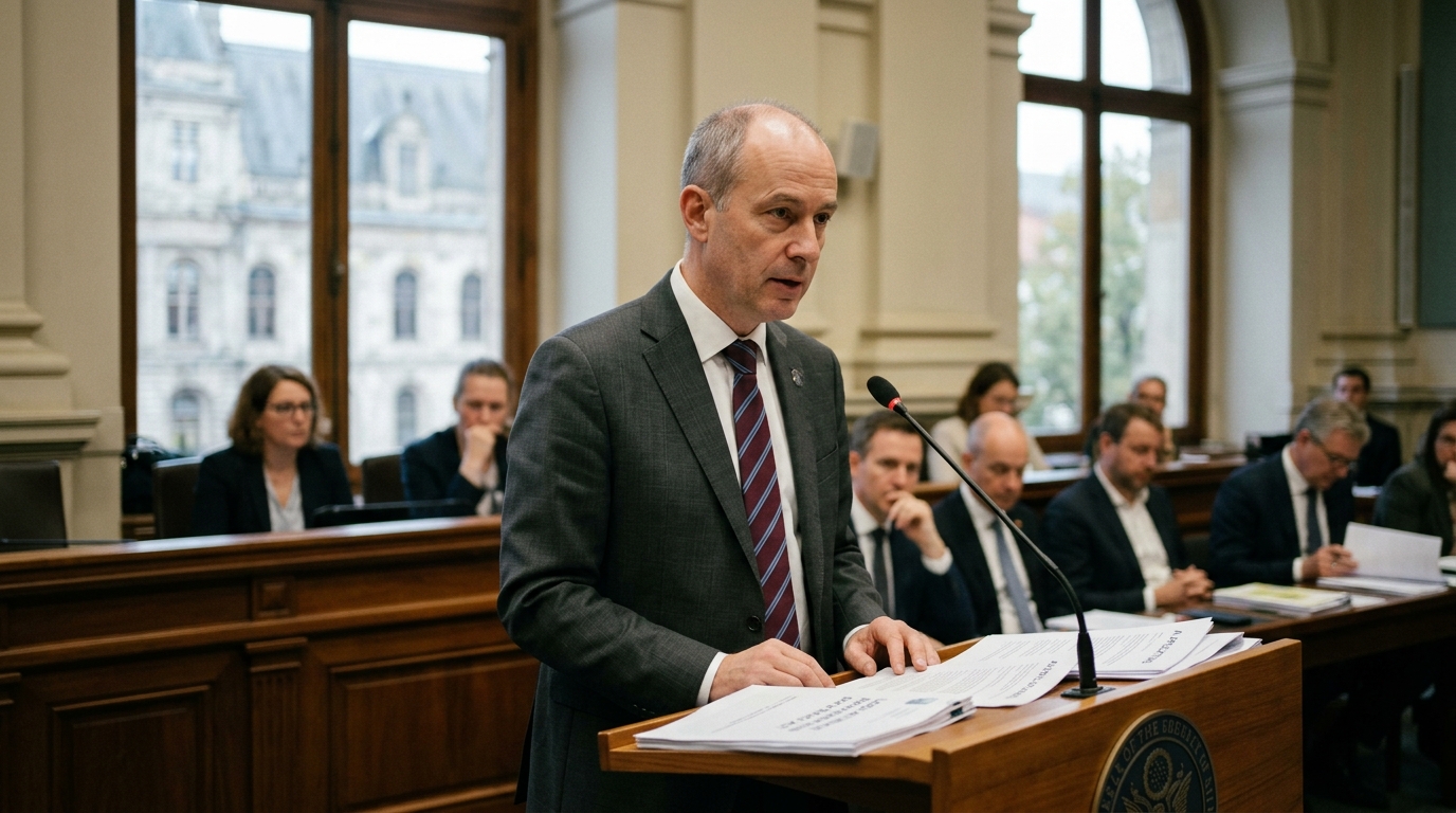 Digital representation of AI legislation for data privacy and financial fraud prevention.